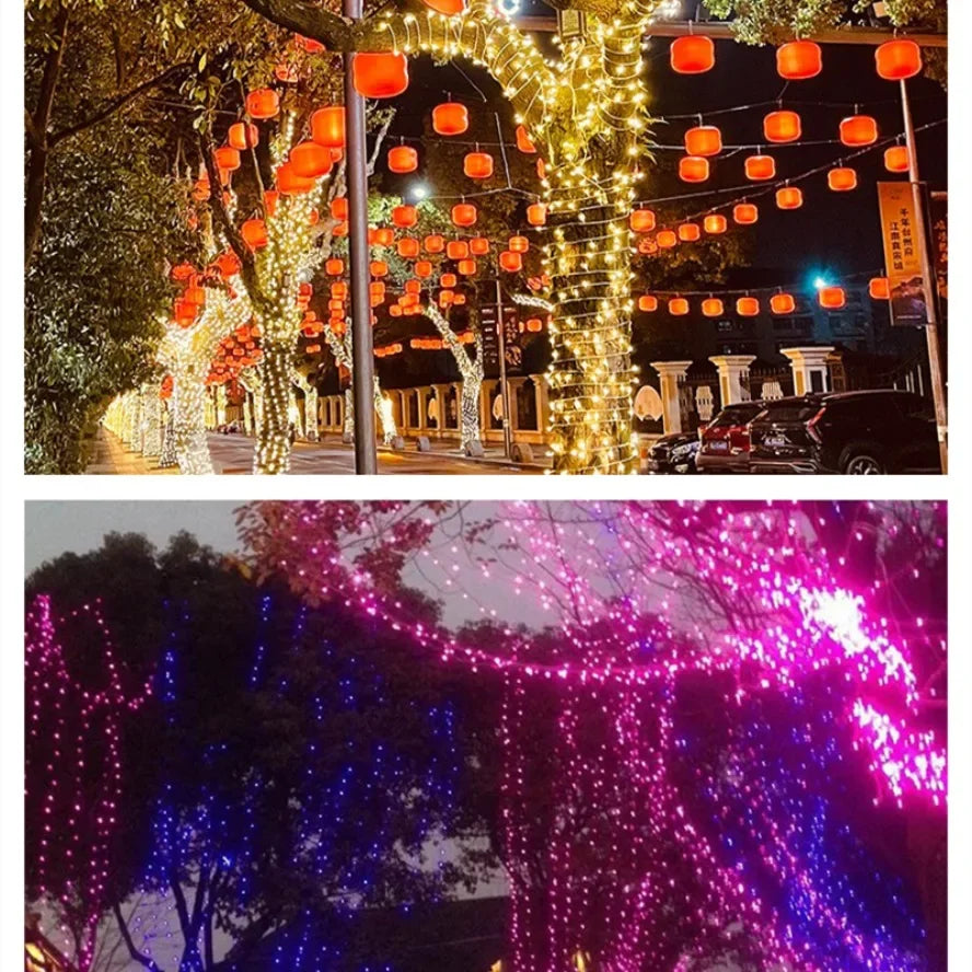 Luces de navidad con panel solar ( LUCES DE 10 METROS )