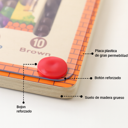 Tablero magnético de laberinto inteligente