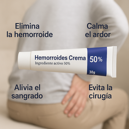 HEMORRHOIDS CREAM® - Crema de alivio